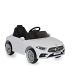Акумулаторна кола Mercedes Benz CLS 350 Бяла, 12V, предни и задни светлини, отварящи се врати | Iguana.bg