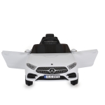 Акумулаторна кола Mercedes Benz CLS 350 Бяла, 12V, предни и задни светлини, отварящи се врати | Iguana.bg