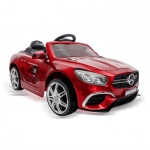 Акумулаторна кола Mercedes Benz SL63 AMG, Червен Металик, 12V, с меки гуми и отварящи се врати | IGUANA.BG