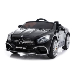 Акумулаторна кола Mercedes Benz SL63 AMG, Черен Металик, 12V, с меки гуми и отварящи се врати | IGUANA.BG