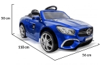 Акумулаторна кола Mercedes Benz SL63 AMG, Син Металик, 12V, с меки гуми и отварящи се врати | IGUANA.BG