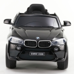 Акумулаторен джип BMW X6M Червен, 12V с меки гуми, кожена седалка и отварящи се врати | Iguana.bg