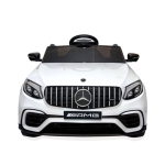 Акумулаторен джип Mercedes GLC 63S AMG Бял, 12V с меки гуми и отварящи се врати | Iguana.bg