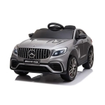 Акумулаторен джип Mercedes GLC 63S AMG Сив Металик, 12V с меки гуми и отварящи се врати | Iguana.bg