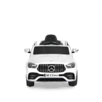Акумулаторен джип Mercedes M Class Бял, 12V с меки гуми и кожена седалка | Iguana.bg
