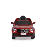 Акумулаторен джип Mercedes M Class Червен Металик, 12V с меки гуми и кожена седалка | Iguana.bg