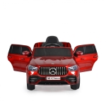 Акумулаторен джип Mercedes M Class Червен Металик, 12V с меки гуми и кожена седалка | Iguana.bg