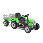 Акумулаторен трактор Farmer Зелен 12V с ремарке | Iguana.bg