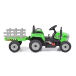 Акумулаторен трактор Farmer Зелен 12V с ремарке | Iguana.bg