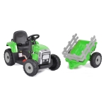 Акумулаторен трактор Farmer Зелен 12V с ремарке | Iguana.bg