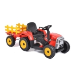 Акумулаторен трактор Farmer Червен 12V с ремарке | Iguana.bg