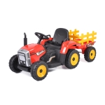 Акумулаторен трактор Farmer Червен 12V с ремарке | Iguana.bg
