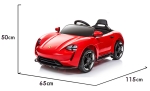 Акумулаторна кола Crossover Червена 12V, aмортисьори, предни и задни светлини | Iguana.bg