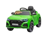 Акумулаторен джип Audi RS Q8 12V Лицензиран, Зелен металик и кожена седалка | Iguana.bg