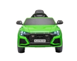 Акумулаторен джип Audi RS Q8 12V Лицензиран, Зелен металик и кожена седалка | Iguana.bg
