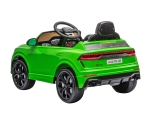 Акумулаторен джип Audi RS Q8 12V Лицензиран, Зелен металик и кожена седалка | Iguana.bg