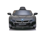 Лицензирана Акумулаторна кола  BMW i8 COUPE Черна, 12V с отварящи се врати и предни и задни светлини | Iguana.bg