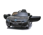 Лицензирана Акумулаторна кола  BMW i8 COUPE Черна, 12V с отварящи се врати и предни и задни светлини | Iguana.bg