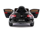 Лицензирана Акумулаторна кола Mercedes Benz AMG C63 S Черна, 12V, кожена седалка и отварящи се врати | Iguana.bg