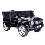 Лицензиран Акумулаторен джип Mercedes Benz G500 Черен металик, 12V с кожена седалка | Iguana.bg