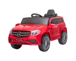 Лицензиран Акумулаторен джип Mercedes Benz GL63 Червен металик, 12V с три скорости и кожена седалка | Iguana.bg