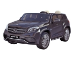 Лицензирана Акумулаторна кола Mercedes Benz GLS63, 12V Черен металик с две места | Iguana.bg