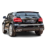 Лицензирана Акумулаторна кола Mercedes Benz GLS63, 12V Черен металик с две места | Iguana.bg