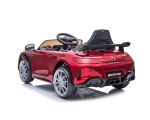 Лицензирана Акумулаторна кола Mercedes Benz GT R Червен металик, 12V с кожена седалка и меки гуми | Iguana.bg