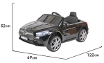 Лицензирана Акумулаторна кола Mercedes Benz SL500 Черна, 12V с меки гуми и скорости | Iguana.bg