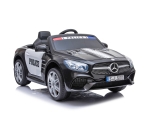 Лицензирана Акумулаторна кола Mercedes Benz SL500 Police, 12V с меки гуми и кожена седалка | Iguana.bg