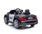 Лицензирана Акумулаторна кола Mercedes Benz SL500 Police, 12V с меки гуми и кожена седалка | Iguana.bg