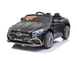 Лицензирана Акумулаторна кола Mercedes Benz SL65 Черна, 12V с предни и задни светлини и амортисьори | Iguana.bg