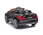 Лицензирана Акумулаторна кола Mercedes Benz SL65 Черна, 12V с предни и задни светлини и амортисьори | Iguana.bg