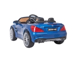 Лицензирана Акумулаторна кола Mercedes Benz SL65 Синя, 12V с предни и задни светлини и амортисьори | Iguana.bg