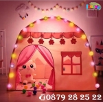 Детска палатка тип Къща с LED лампички топки 130 x 90 x126см