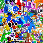 Плюшени Рейнбоу Френдс 30см, Rainbow Friends Roblox