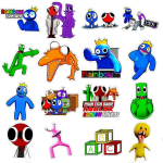 Плюшени Рейнбоу Френдс 30см, Rainbow Friends Roblox