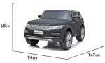 Лицензиран Акумулаторен джип Range Rover 24V, Черен мат с всички екстри | Iguana.bg