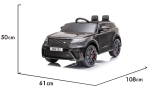 Лицензиран Акумулаторен джип Range Rover Velar 12V, Черен с отварящи се врати и LED светлини | Iguana.bg