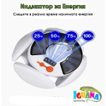 Соларна LED лампа за аварийно осветление, къмпинг, риболов или двора, двойна Li-ion батерия | Iguana.bg