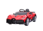 Лицензирана Акумулаторна кола Bugatti Divo 12V, Червена, отварящи се врати и скорости | Iguana.bg