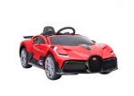 Лицензирана Акумулаторна кола Bugatti Divo 12V, Червена, отварящи се врати и скорости | Iguana.bg