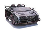 Лицензирана Акумулаторна кола Lamborghini Veneno 12V, Черна, отварящи се нагоре врати Iguana.bg