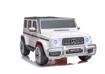 Лицензиран Акумулаторен джип Mercedes AMG G63 Бял, 12V отварящи се врати и LED светлини | Iguana.bg