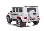 Лицензиран Акумулаторен джип Mercedes AMG G63 Бял, 12V отварящи се врати и LED светлини | Iguana.bg