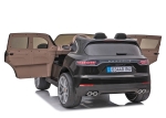 Лицензиран Акумулаторен джип Porsche Cayenne S, Черен, 12V с две места и светлини | Iguana.bg