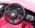 Лицензирана Акумулаторна кола Volkswagen Beetle Жълта, 12V с две места и Bluetooth | Iguana.bg