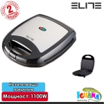 Уред за сандвичи Elite ESM-1122, 4 филии, до 1300W, Незалепващо покритие | Iguana.bg