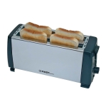Тостер First FA-5367-CH, Инокс, 1300W, 4 филии, 5 степени на изпичане | Iguana.bg