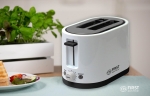 Тостер First FA-5368-3, Бял, до 750W, 2 филии, 7 степени на изпичане | Iguana.bg